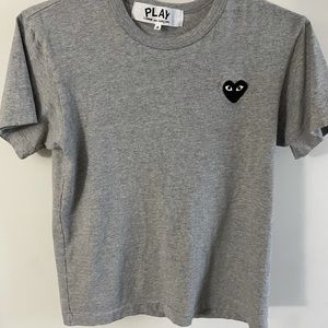 CDG Play Men’s Gray Heart Tee